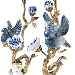 Подсвечник Candleholder Birds Atlanta Set 2 Pcs варинант исполнения - 3 | Loft Concept в Волгограде