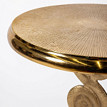 Кофейный стол из металла с круглой столешницей Table Gold Metal варинант исполнения - 2 | Loft Concept в Волгограде