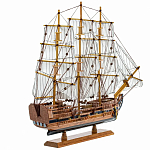 Декоративная модель деревянного парусника With The low варинант исполнения - 2 | Loft Concept в Волгограде