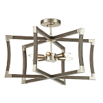 Подвесной светильник в форме фонаря серый Gray Eco Lantern варинант исполнения - 2 | Loft Concept в Волгограде