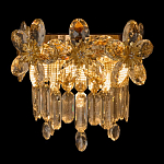 Бра с декоративными элементами в виде крупных хрустальных цветов Palace Gardens варинант исполнения - 2 | Loft Concept в Волгограде