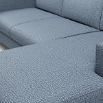 Мебельная ткань Шенилл голубой цвет 142 см T4-49 варинант исполнения - 8 | Loft Concept в Волгограде