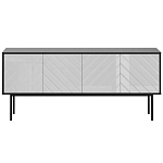 Длинная тумба с зеркальным декором Serena варинант исполнения - 4 | Loft Concept в Волгограде