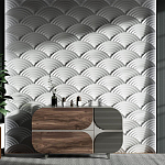 Гипсовая 3D Панель Aura варинант исполнения - 2 | Loft Concept в Волгограде