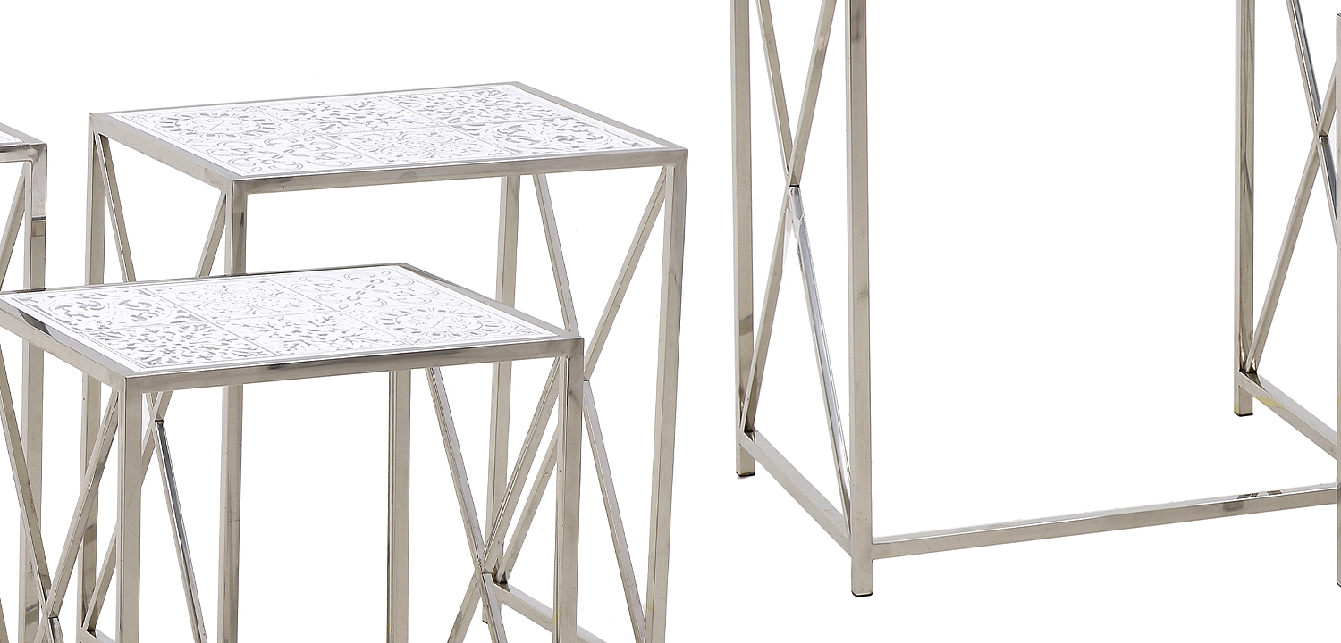 Комплект из 3-х приставных столов Hadiya Side Tables Комплект из 3-х приставных столов Hadiya Side Tables - Loft-Concept в Волгограде