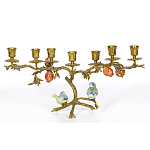 Бронзовый подсвечник на 7 свечей Eden Garden варинант исполнения - 4 | Loft Concept в Волгограде