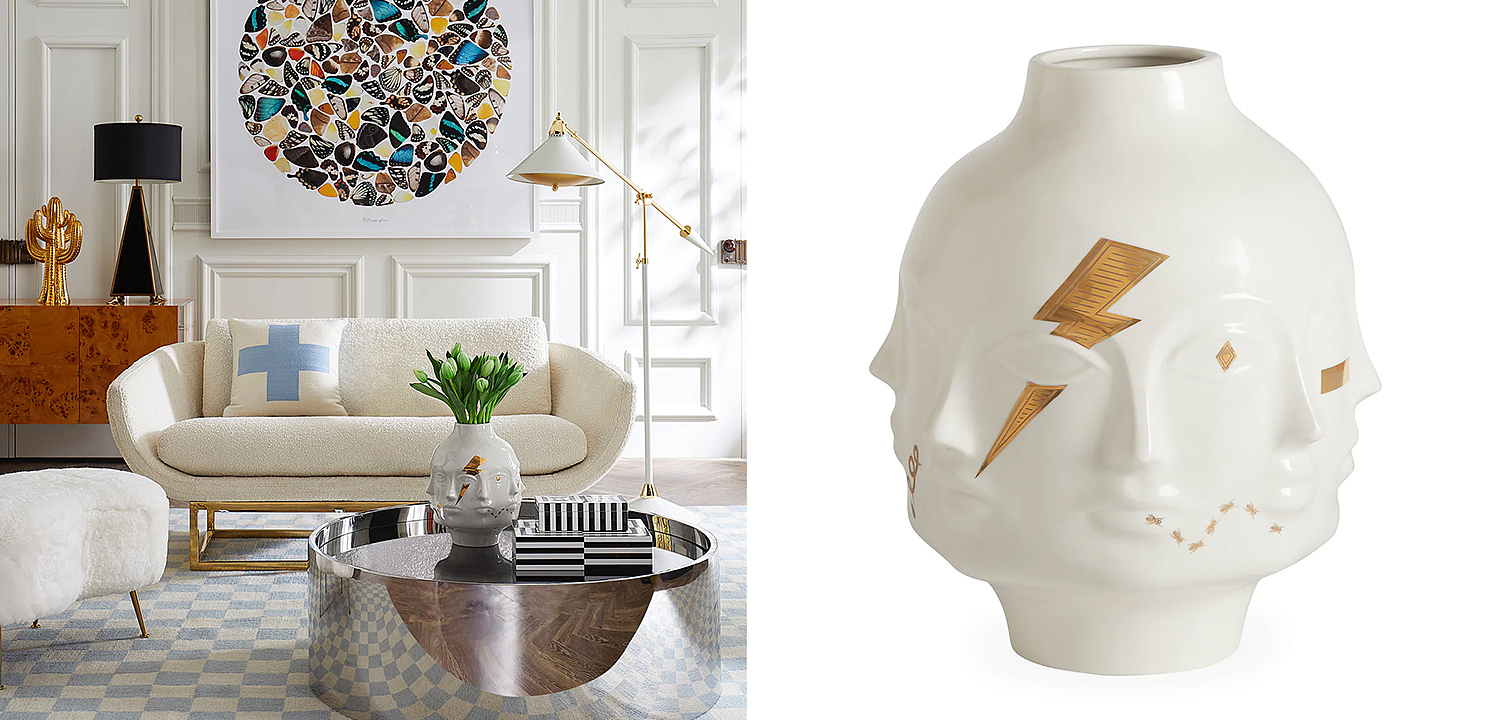 Ваза Jonathan Adler Gilded Dora Maar Large Vase Ваза Jonathan Adler Gilded Dora Maar Large Vase - Loft-Concept в Волгограде