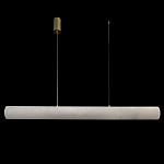 Подвесной светильник линейный цилиндрической формы из натурального алебастра Alabaster Geometry варинант исполнения - 2 | Loft Concept в Волгограде