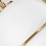 Потолочный светильник с плафоном в форме белого матового шара Hinkley варинант исполнения - 18 | Loft Concept в Волгограде