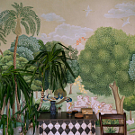 Обои ручная роспись Dandaka Glades Original colourway on painted Xuan paper варинант исполнения - 3 | Loft Concept в Волгограде