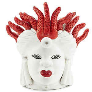 Ваза Vase Moro Lady Small Medusa Red
