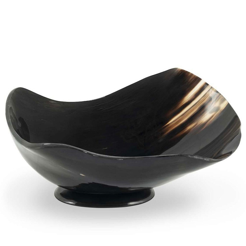 Салатник Bowl Salad Horn Medium Коричневый Черный Салатник Bowl Salad Horn Medium Коричневый Черный в Волгограде | Loft Concept