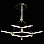 Люстра с геометрической конструкцией из вытянутых цилиндрических плафонов Hex Scaffold  варинант исполнения - 3 | Loft Concept в Волгограде