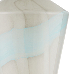 Настольная лампа стеклянная с тканевым абажуром Edges варинант исполнения - 1 | Loft Concept в Волгограде