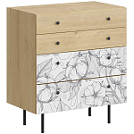 Комод с принтом на ящиках Elise Chest of Drawers варинант исполнения - 14 | Loft Concept в Волгограде