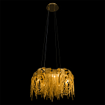 Люстра подвесная круглая с изогнутыми металлическими дугами и ниспадающими цепочками 65 см Atlantis Chain варинант исполнения - 5 | Loft Concept в Волгограде