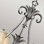 Люстра с 7-ю кремовыми текстильными абажурами Hinkley варинант исполнения - 4 | Loft Concept в Волгограде