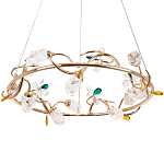 Люстра с хрустальными плафонами и декором Alvere Crystal Chandelier варинант исполнения - 1 | Loft Concept в Волгограде