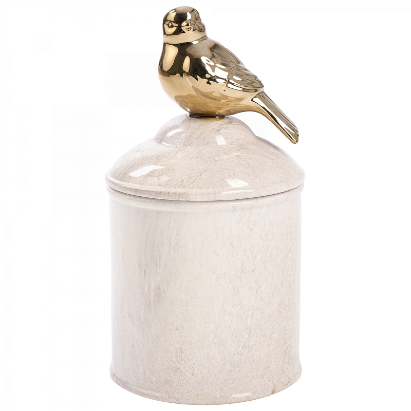Ваза c крышкой Marble Bird Ваза c крышкой Marble Bird в Волгограде | Loft Concept