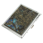 Портсигар на 10 сигарет с газовой зажигалкой из натурального камня Лабрадор Stone Cigarettes Cases варинант исполнения - 1 | Loft Concept в Волгограде