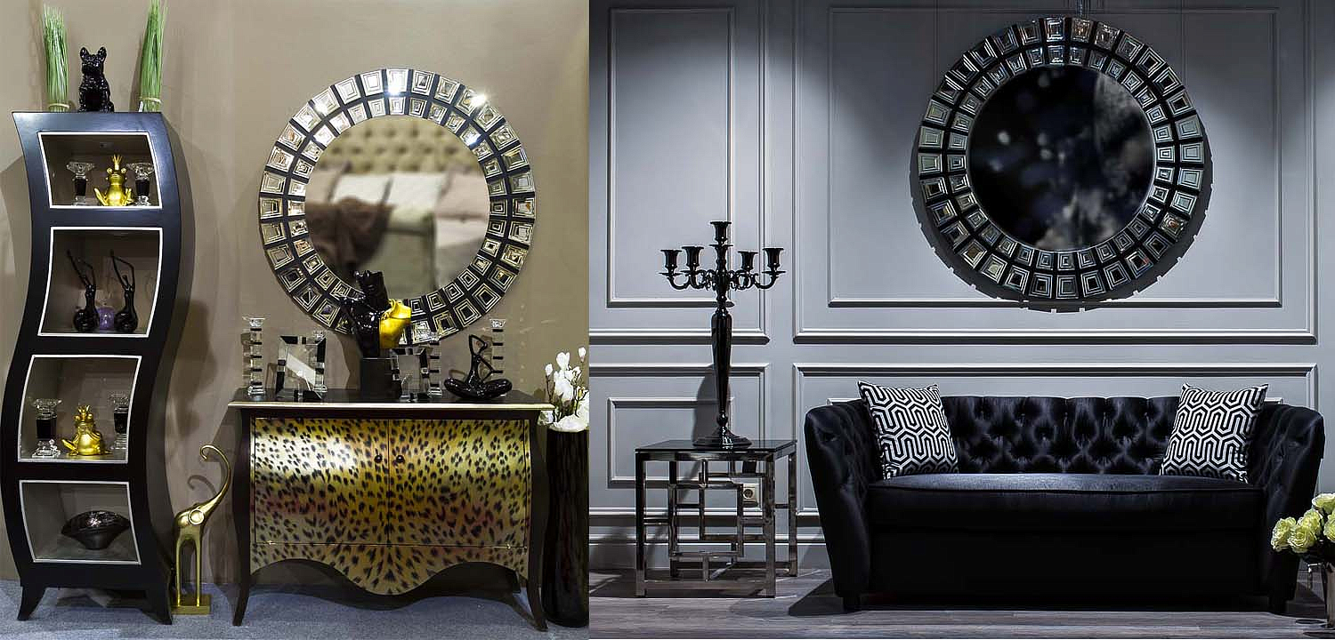 Зеркало Insert Black Glass Зеркало Insert Black Glass - Loft-Concept в Волгограде