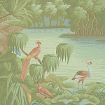 Обои ручная роспись Le Brésil Pastel варинант исполнения - 3 | Loft Concept в Волгограде