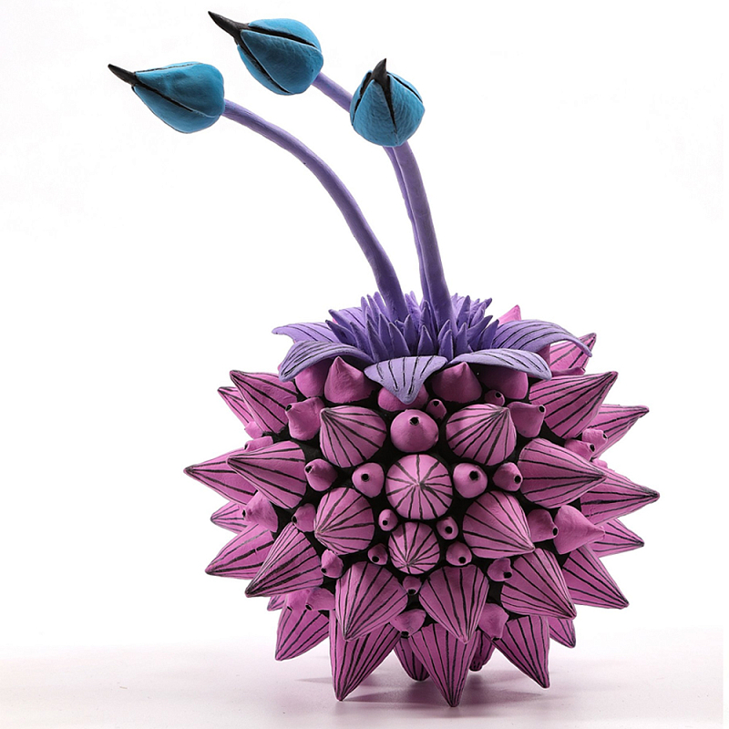 Статуэтка тропический фрукт Tropical Fruit Alien Blue Tulip Розовый Сиреневый Голубой Статуэтка тропический фрукт Tropical Fruit Alien Blue Tulip Розовый Сиреневый Голубой в Волгограде | Loft Concept