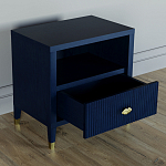 Прикроватная тумбочка с полкой Elsa Dreams Blue варинант исполнения - 2 | Loft Concept в Волгограде