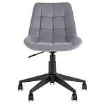 Мягкое компьютерное кресло Plushe Grey варинант исполнения - 3 | Loft Concept в Волгограде