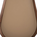 Комод округлой формы с тремя ящиками Walnut and Leather варинант исполнения - 5 | Loft Concept в Волгограде