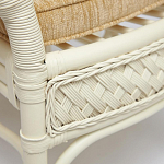 Комплект обеденный из ротанга Eloise grand white варинант исполнения - 11 | Loft Concept в Волгограде