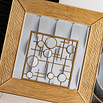 Зеркало квадратное в фактурной раме Pattern варинант исполнения - 5 | Loft Concept в Волгограде