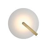 Потолочный светильник в форме плоского диска из белого матового стекла Eurofase варинант исполнения - 2 | Loft Concept в Волгограде