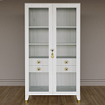 Дизайнерский шкаф витрина Elsa Dreams White с 4-мя ящиками варинант исполнения - 1 | Loft Concept в Волгограде