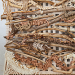 Большая Абстрактное Панно из веток и нитей Dryad Wall Art варинант исполнения - 5 | Loft Concept в Волгограде