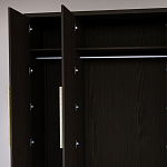 Большой Шкаф Primo Темный орех с 3 дверьми и 3 выдвижными ящиками варинант исполнения - 8 | Loft Concept в Волгограде