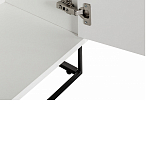 Стеллаж книжный белый с 3-мя открытыми полками и дверкой Strict Lines варинант исполнения - 4 | Loft Concept в Волгограде