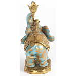 Фарфоровый подсвечник Слон с эмоцией Fluens варинант исполнения - 5 | Loft Concept в Волгограде