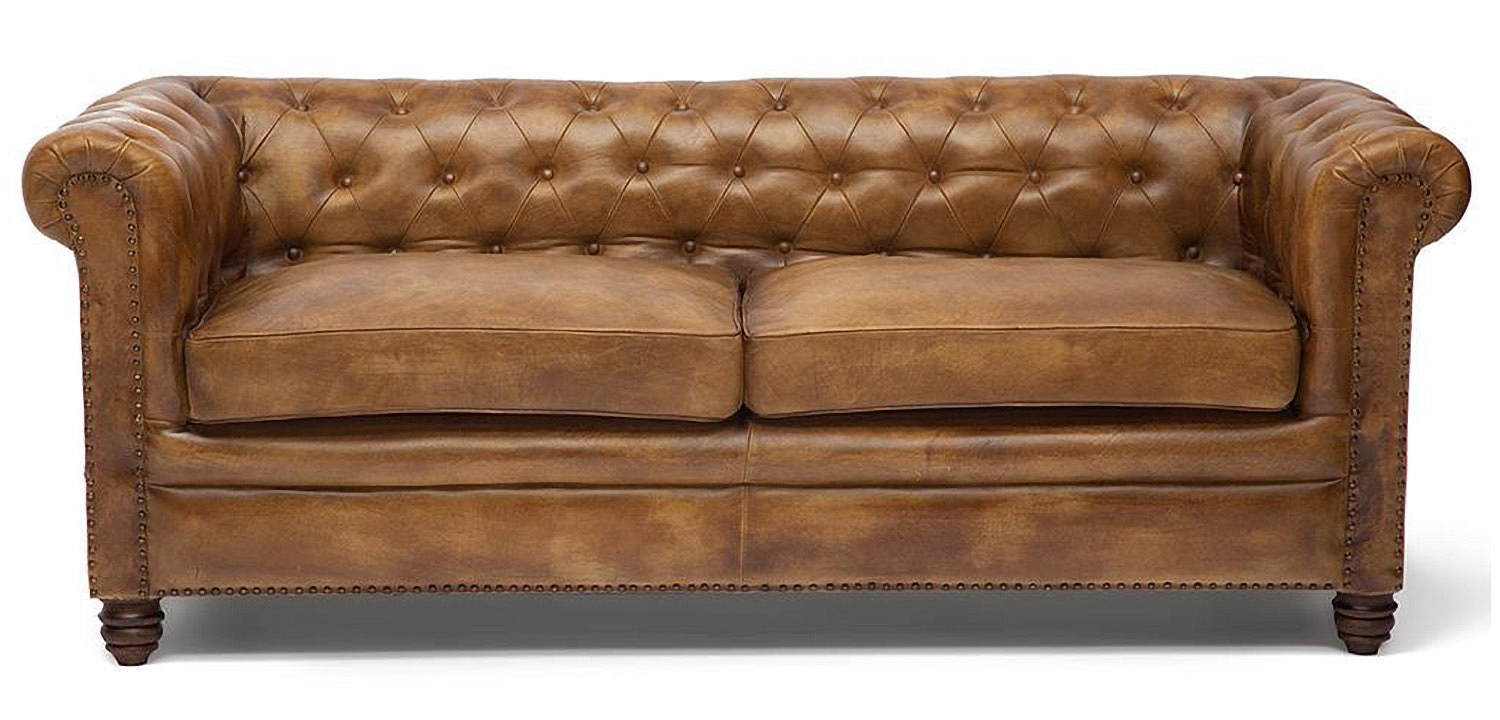 Диван кожаный Buffalo Leather Sofa Triple Диван кожаный Buffalo Leather Sofa Triple - Loft-Concept в Волгограде