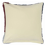 Чехол на подушку с рисунком серо-синего цвета Elan Textured варинант исполнения - 2 | Loft Concept в Волгограде