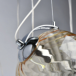 Люстра каскадная с 9-ю разноцветными стеклянными плафонами Kaleido варинант исполнения - 8 | Loft Concept в Волгограде