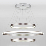 Люстра Light Ring Vertical Silver 5 колец серебро варинант исполнения - 4 | Loft Concept в Волгограде