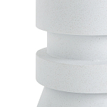 Приставной стол из искусственного камня Chess White варинант исполнения - 2 | Loft Concept в Волгограде