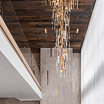 Люстра большая с прозрачными подвесками в форме капель Droplet Chandelier варинант исполнения - 2 | Loft Concept в Волгограде