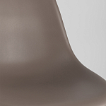 Пластиковый стул на ножках из массива бука Eames Cappuccino варинант исполнения - 8 | Loft Concept в Волгограде