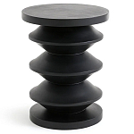 Фигурный приставной столик черного цвета AMORPHOUS варинант исполнения - 1 | Loft Concept в Волгограде