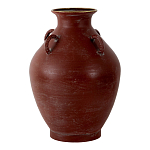 Ваза бордовая с 4-мя фактурными ручками Vase Burgundy Glaze варинант исполнения - 1 | Loft Concept в Волгограде