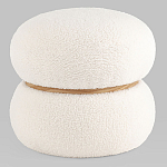 Пуф Полли S тедди белый варинант исполнения - 1 | Loft Concept в Волгограде