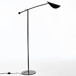 Торшер с поворотным плафоном Aracea Black Floor Lamp варинант исполнения - 14 | Loft Concept в Волгограде
