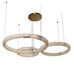 Люстра с 3-мя кольцами из натурального камня Minerals of Light варинант исполнения - 5 | Loft Concept в Волгограде